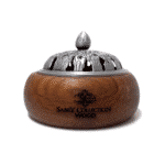 Wooden Incense Burner Teak Wood "The Dome"
