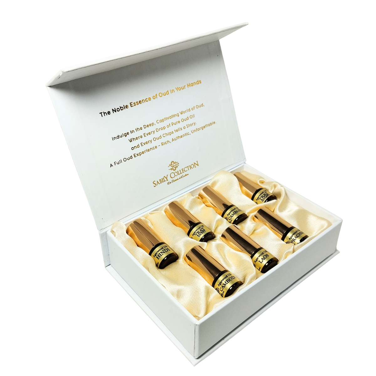 Coffret Parfum Silver 7 Huiles de Oud Pure Dehn Al Oud – Image 2