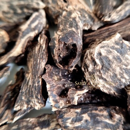 Wild Oud Chips Malaysia Perak Hirta Duga Agarwood Grade Sinking Underwater (Ant Oud) - Image 2