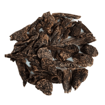 Wild Oud Chips Malaysia Perak Hirta Duga Agarwood Grade Sinking Underwater (Ant Oud)