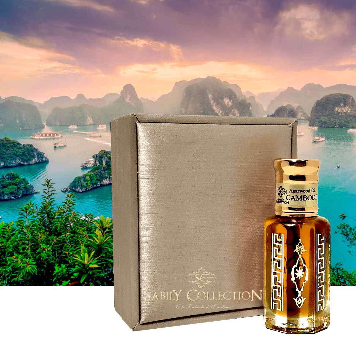 Oud Oil Golden Cambodia Pursat Aged 2023 (Malaki Grade) Pure Agarwood Oil Dehn Al Oud