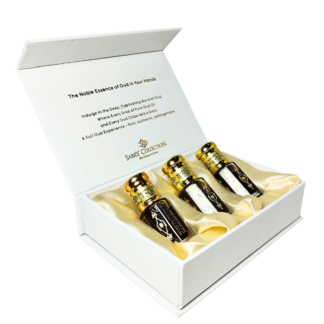 Huiles de Oud Pure Grade Malaki Serenity Box 18ml | Dehn Al Oud Premium | Coffret Luxe Oud Naturel