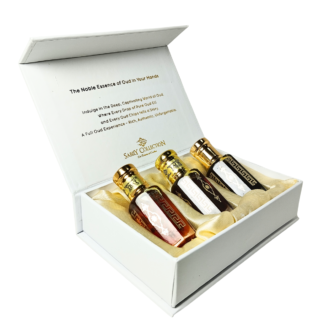 Coffret Heritage Oud & Ambre 36ml | Huiles de Oud Antique Agarwood Oil Premium | Ambregris Huile de Parfum