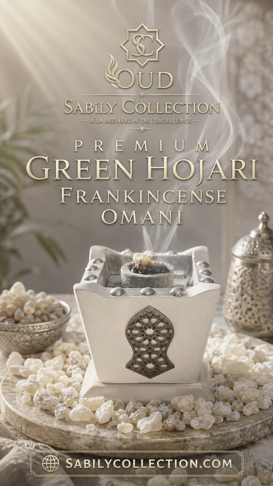 Premium Frankincense Royal Hojari Green Boswellia Sacra Oman - The Purest Omani Incense for Spiritual Serenity - Image 2