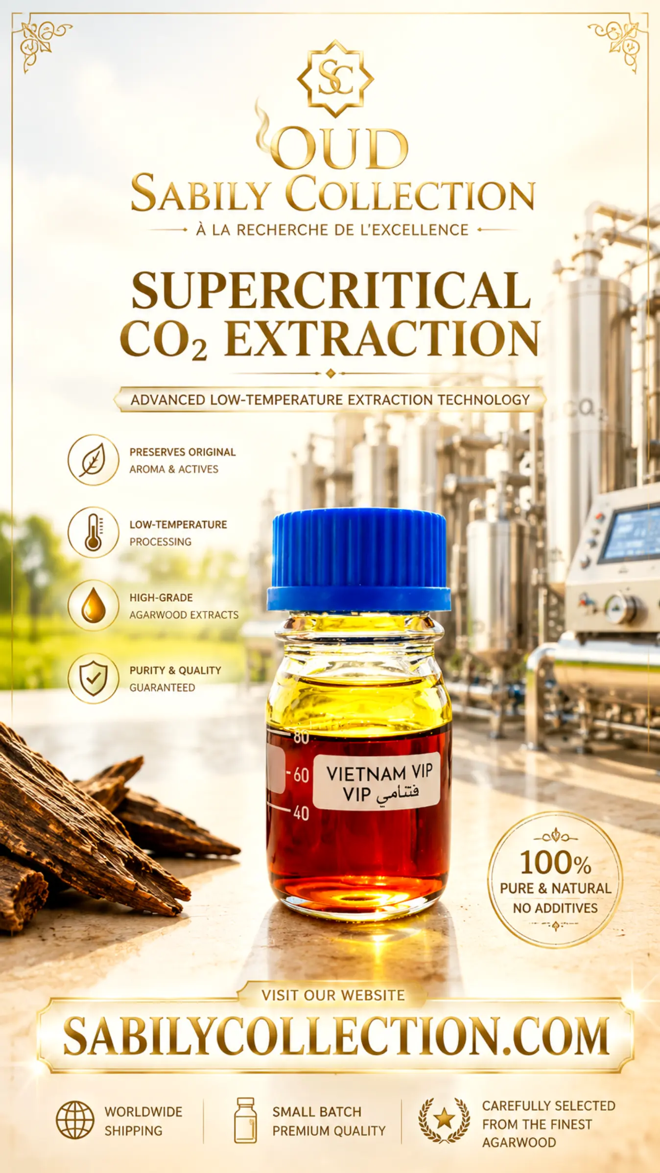 Huile de Oud Vietnam VIP Pure Bois d’Agar Dehn al Oud Origine Vietnam – Image 2