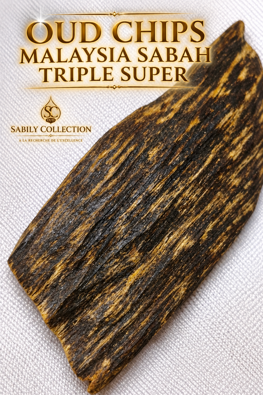 Wild Oud Chips Malaysia Sabah Agarwood Grade Triple Super - Image 3